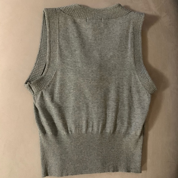 Mango Grey Knit Vest - Picture 2 of 12